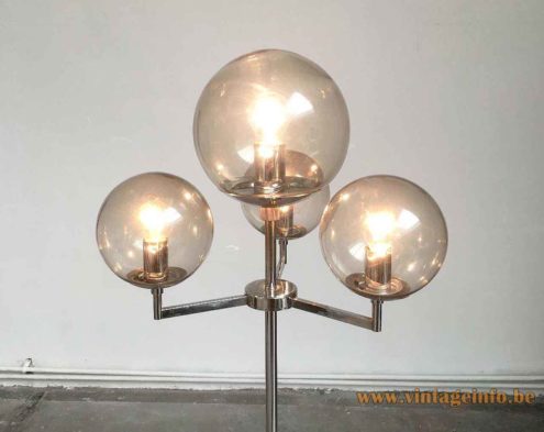 Hustadt Leuchten Smoked Globes Floor Lamp 2