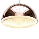 Louis Poulsen Louisiana pendant lamp copper half round lampshade 1960s design: Vilhelm Wohlert Jørgen Bo Denmark