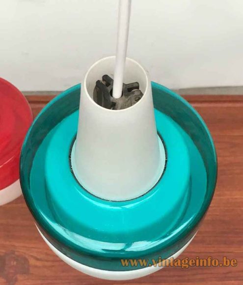 Peill Putzler Duotone Glass Pendant Lamp 6