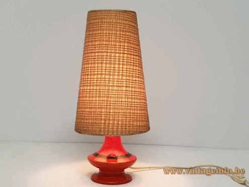 1960s German Ceramics Table Lamp 1