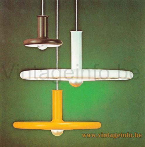 Hans Due Optima Pendant Lamp - 1975 Fog & Mørup Catalogue Picture
