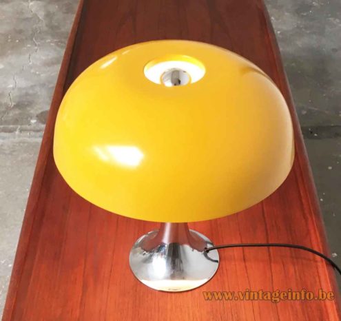 Hustadt Leuchten Yellow Mushroom Desk Lamp 3
