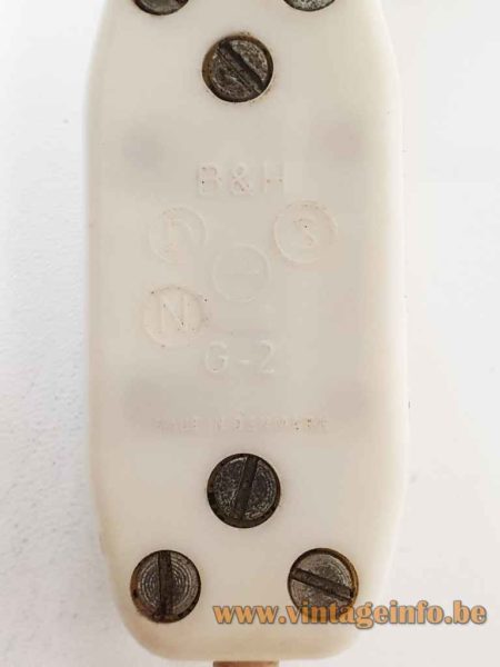 White Lamingo BN 25 Table Lamp Back Switch