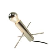 Raak Krekel table lamp cricket aluminium tube 2 metal rods 1960s design: Otto Wasch 1970s Netherlands