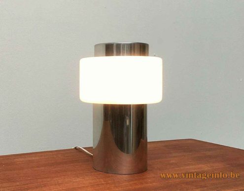 Temde Chrome Tube Table Lamp 1