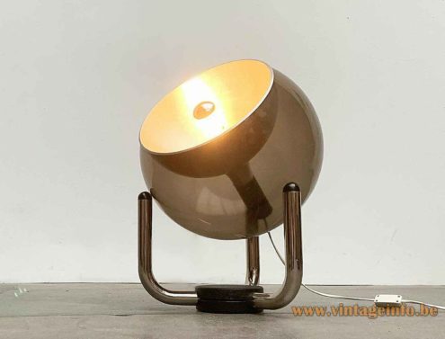 Temde Smoked Globe Floor Lamp 1
