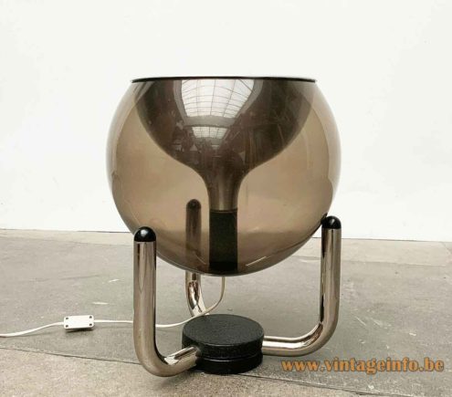 Temde Smoked Globe Floor Lamp 2