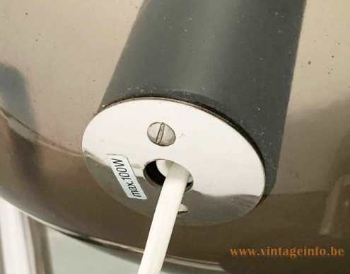 Temde Smoked Globe Floor Lamp 5