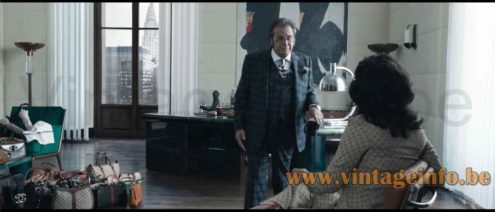 Franco Albini Sirrah table lamp prop in House Of Gucci (2021) film