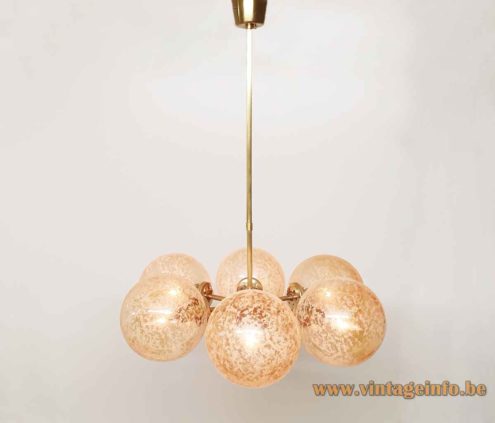Kaiser Leuchten Crackle Globes Chandelier 2