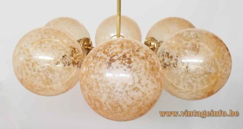 Kaiser Leuchten Crackle Globes Chandelier 6