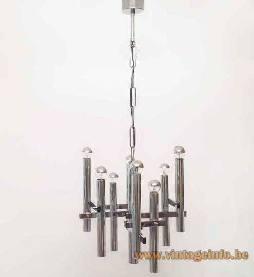 Sciolari Style Chrome Chandelier 2