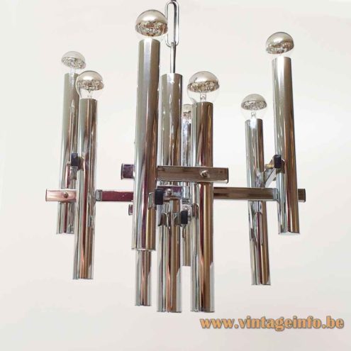 Sciolari Style Chrome Chandelier 3
