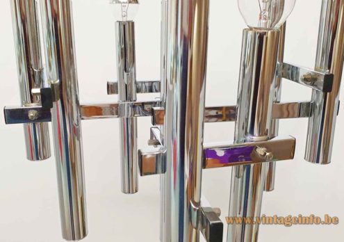 Sciolari Style Chrome Chandelier 4