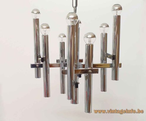Sciolari Style Chrome Chandelier 5