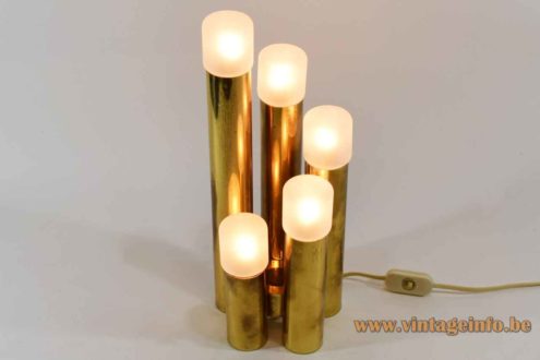 Boulanger Brass Tubes Table Lamp 2