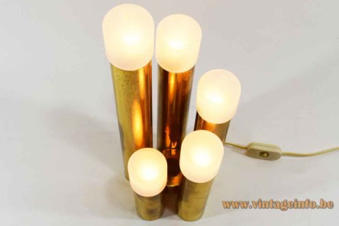 Boulanger Brass Tubes Table Lamp 3