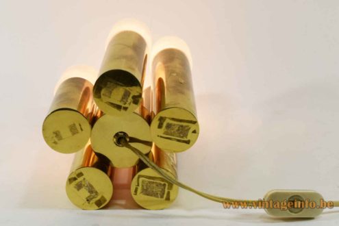 Boulanger Brass Tubes Table Lamp 4