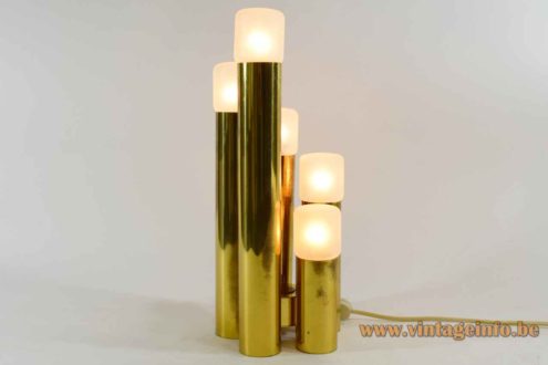 Boulanger Brass Tubes Table Lamp 5