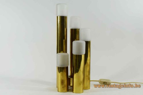 Boulanger Brass Tubes Table Lamp 6