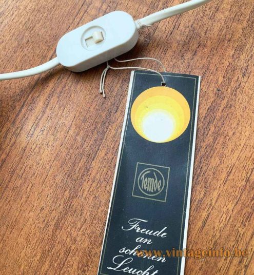 Temde White Acrylic Desk Lamp 6