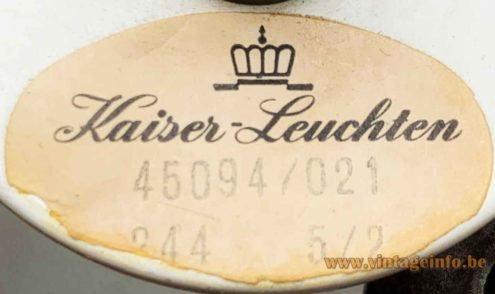 1960s Kaiser Leuchten Table Lamp 6