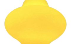 Arteluce Cina pendant lamp yellow glass onion lampshade 1994 design: Rodolfo Dordoni Italy 1990s FLOS