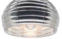 FLOS Splügen Bräu pendant lamp round & ribbed aluminium lampshade 1961 design: Achille & Pier Giacomo Castiglioni Italy