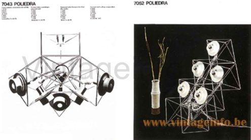 Harvey Guzzini Poliedra Table Lamp - Catalogue Picture