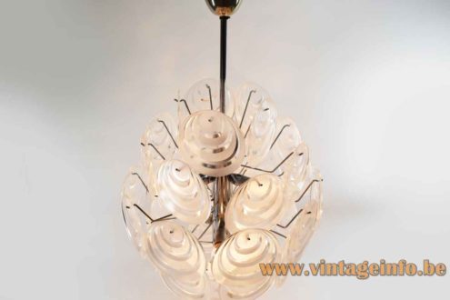 Aro Leuchte Plastic Discs Chandelier 2