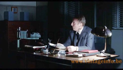 Christian Dell 6631 desk lamp used as a prop in the 1970 film Le Cercle Rouge