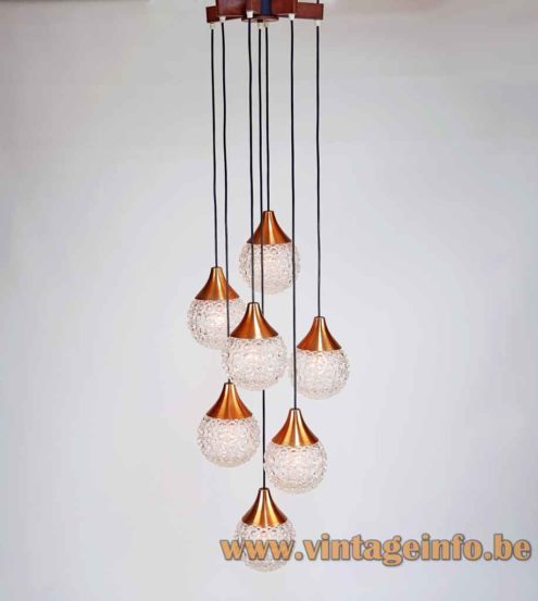 Cascading Glass Globes Chandelier 1