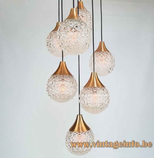 Cascading Glass Globes Chandelier 2