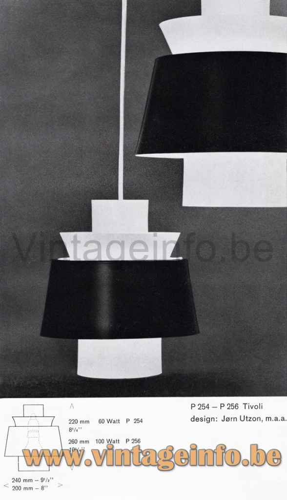 Nordisk Solar Tivoli Pendant Lamp - 1960s Catalogue Picture