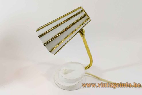 1950s Conical Bedside Table Lamp 2