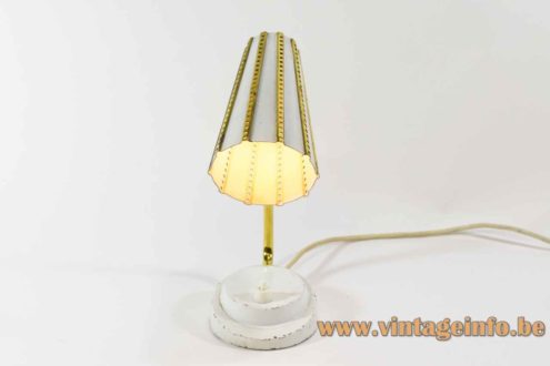 1950s Conical Bedside Table Lamp 5
