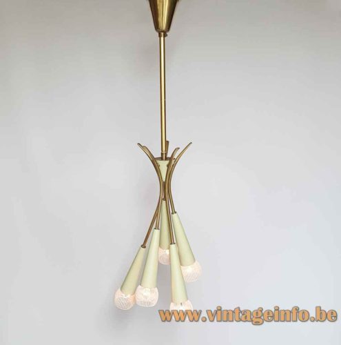 1950s Sputnik Cluster Chandelier 1