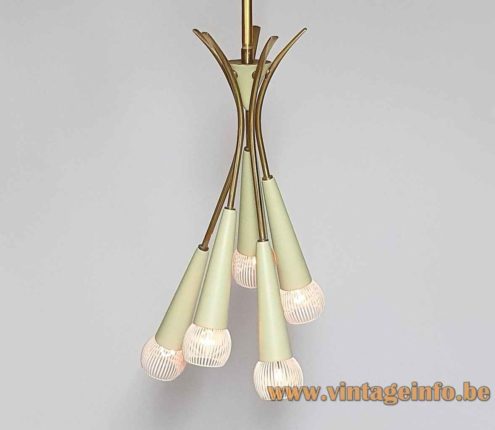 1950s Sputnik Cluster Chandelier 2