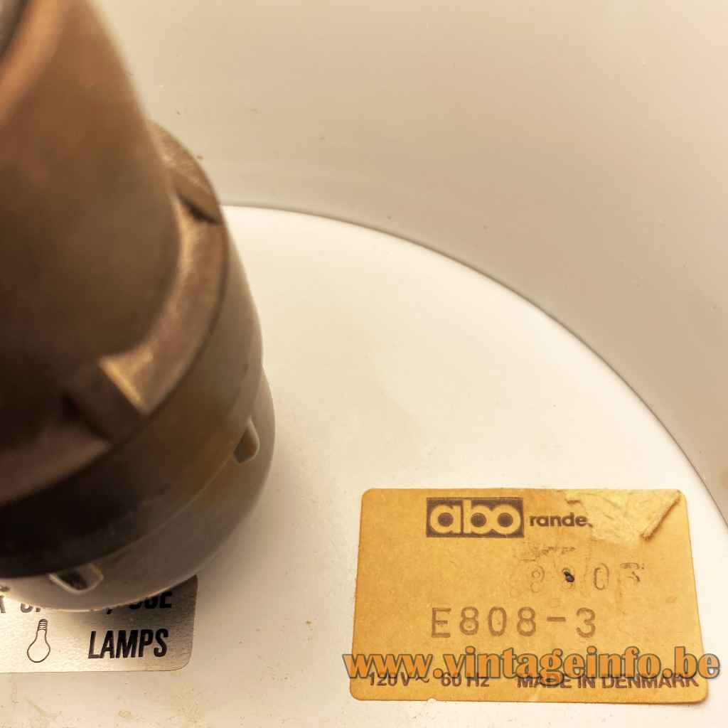Abo Randers Metal Floor Lamp - Pull Cord Switch Version + Label