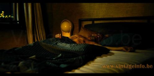 Artemide Telegono table lamp used as a set decoration in the 2026 Norwegian TV series Harry Hole season 1 episode 2