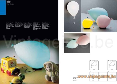 Bilumen Ballon ceiling lamp 2009 catalogue picture design: Yves Christin