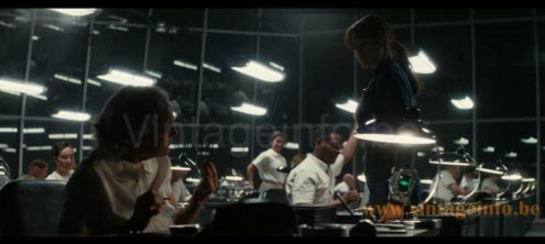 Christian Dell 6631 desk lamps used as set decoration 2025 American TV series Fallout season 2 episode 6, 6631-T Luxus by Fritz Hansen