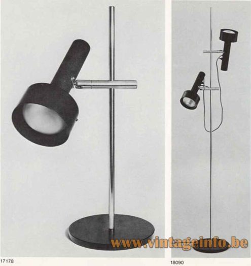 Edi Franz Swisslamps Floor Lamp - Catalogue Picture