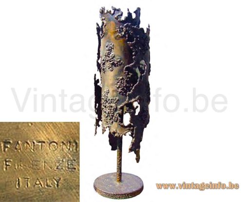 Marcello Fantoni Table Lamp - Stamped Fantoni Firenze Italy
