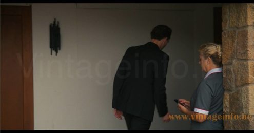 Marcello Fantoni wall lamp used as a set decoration in the 2026 British spy thriller television series The Night Manager