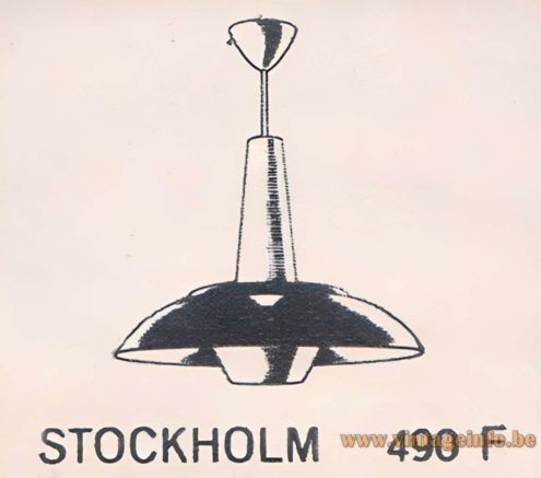 Philips Stockholm Pendant Lamp - 1960s Advertisement - Belgian Newspaper