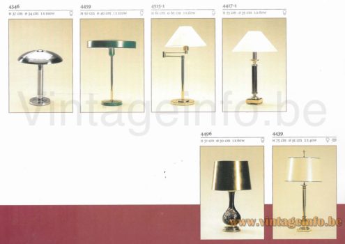 Philips Timor 69 Desk Lamp - 1980s Boulanger Catalogue Picture