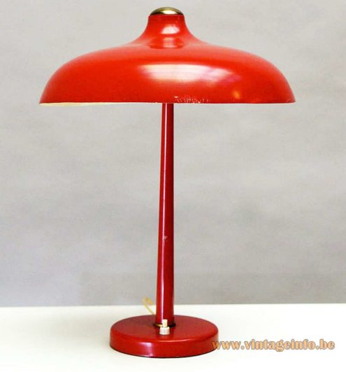 Red Mushroom Desk Lamp 3