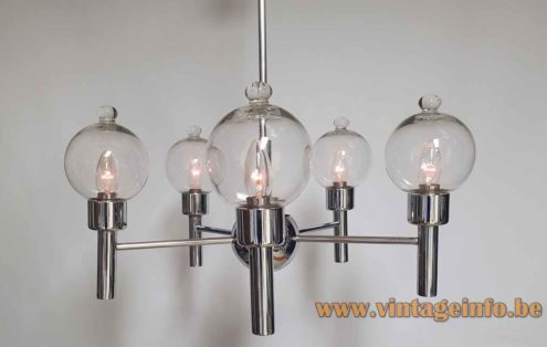 1970s Florentine Droplet Chandelier 3