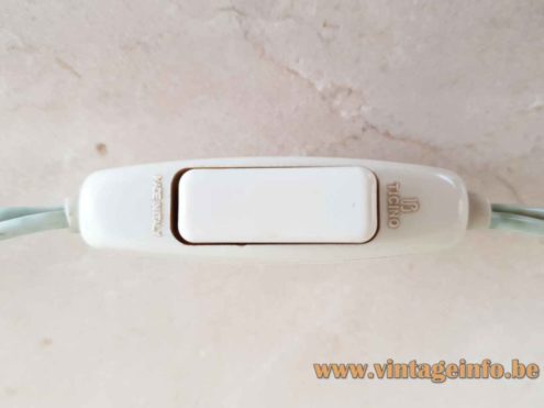 1960s Red Glass Table Lamp 6